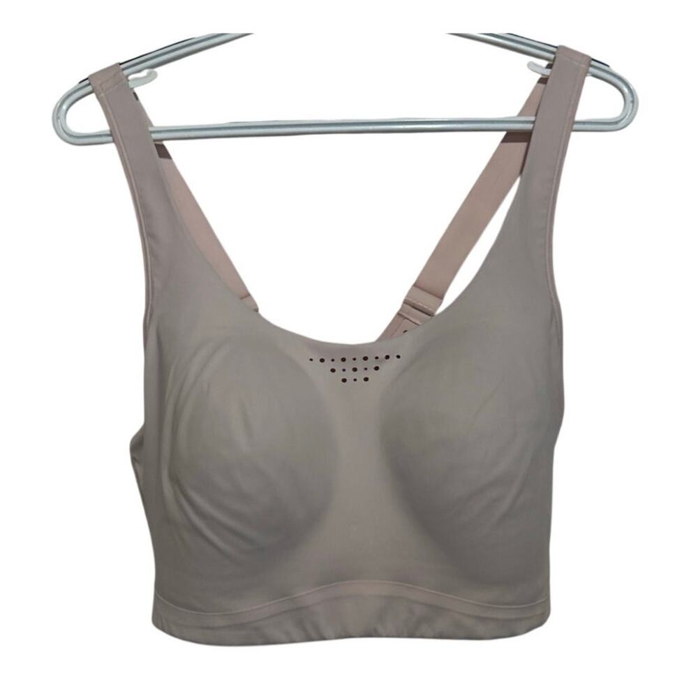 Athleta Designed San Francisco Phenomena Hi-Impact Cris Cross Pink Bra Size 38DD